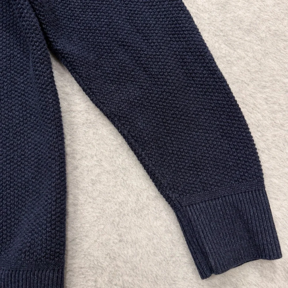 Lululemon Sweater Mens S Blue Textured Knit Crewneck